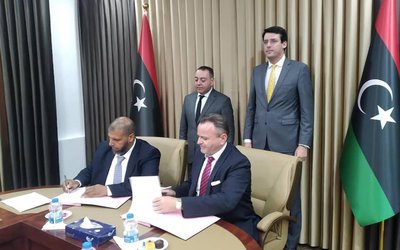 Signing a memorandum of understanding between the Renewable Energy Authority and the Greek company Tebelinius1